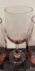 Four 7 1/4″ 10 oz. Libbey Premiere Plum Water goblet