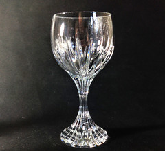 BACCARAT MASSENA AMERICAN WHITE WINE GLASS, Cut Crystal, 6 3/8″, 8 Oz, FRANCE
