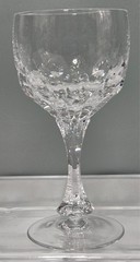 Vintage Set of 4 MIKASA BUCKINGHAM CLEAR CUT CRYSTAL 7″ Glass Goblets 3591171