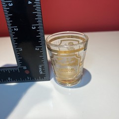 Vintage Culver Carson Nugget Casino Carson City 22 K Gold Overlay Shot Glass