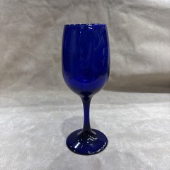 Premiere Cobalt Blue by LIBBEY GLASS COMPANY Tulip Shape 8oz 7 1/4” White Wine