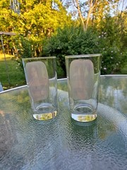 Vintage Novelty High Ball Bar Glasses