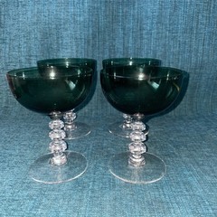 Mid Century Tiffin Killarney Sherbet Dishes/Glassware Set of 4