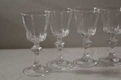 Set Of 6 Vintage Princess House Esprit Crystal Cordial Glasses