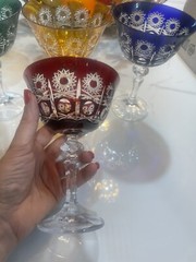 Czech Bohemian 6 Crystal Glass