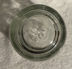 Princess House Fantasia Clear Glass 12 oz Tumblers 5″ Tall