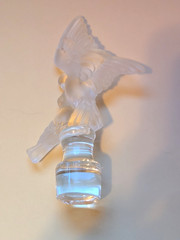 Fabergé Igor Carl Faberge Crystal Snow Doves Liquor Decanter Signed – No issues