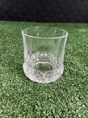 Set of 2 CRISTAL DE FLANDRE Fascination Old Fashioned Whiskey Rocks Glasses