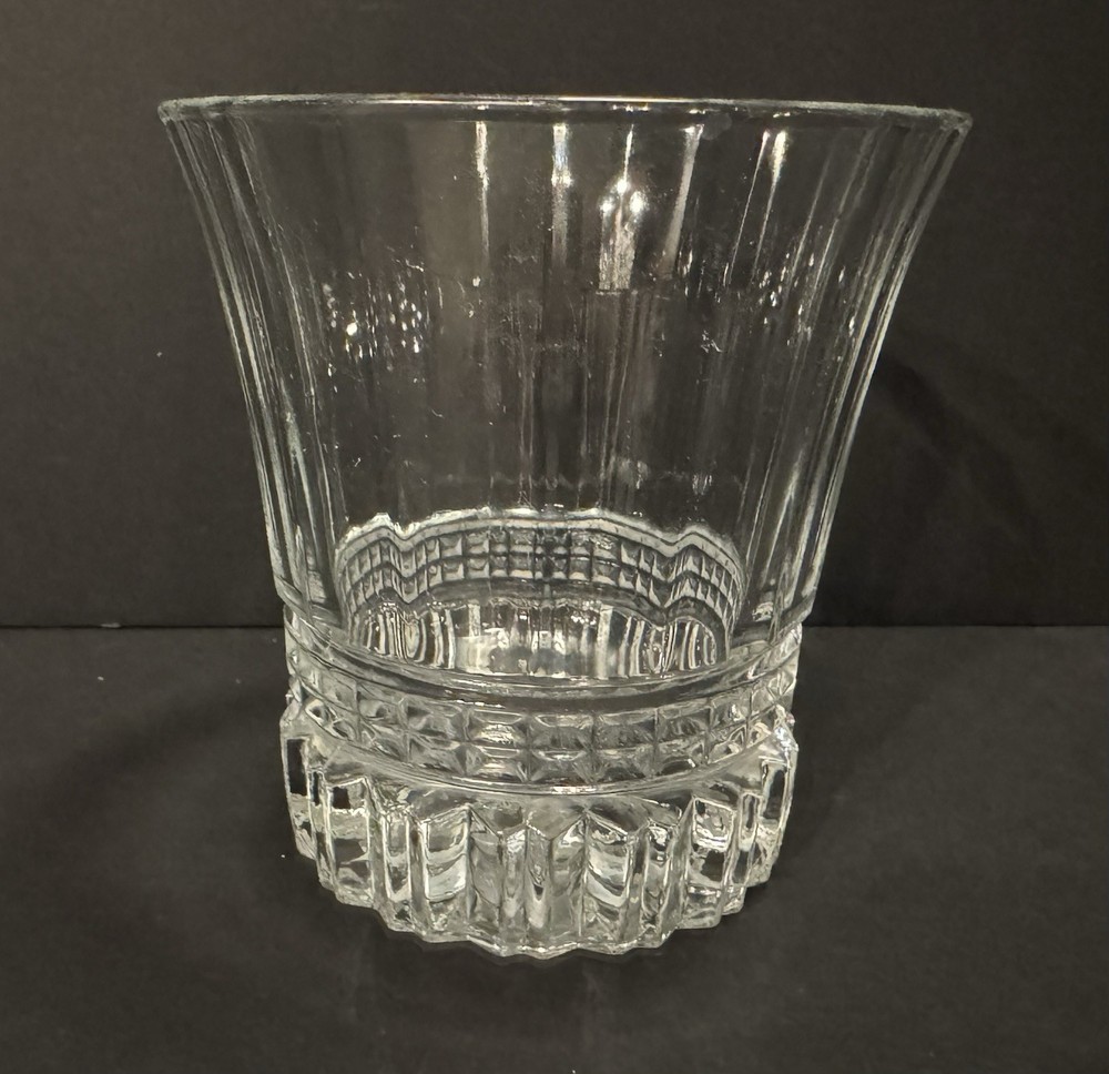 Cristal d’Arques-Durand Lead Crystal Victoria Pattern 4″ Glass Tumbler Barware
