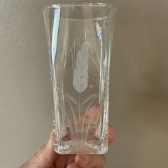 Set 5 Otsuka Glasses Japan VTG Etched Clear 4 3/4” Beer Sake