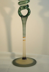 Art Glass Goblet Signed Don Art