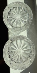 Saks Fifth Avenue Vintage Old Fashioned Crystal Hummingbird Glassware Great Gift