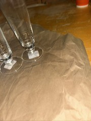 champagne glasses warstainer 1753