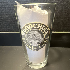 Woodchuck Hard Cider 16 oz Clear Glass Pint Glass Logo «Original American Cider”