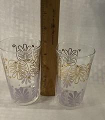 Federal Glass MCM Tumblers 10 Ounces Swirl Pattern
