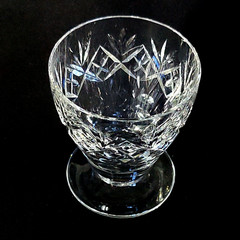 WEBB CORBETT GEORGIAN OYSTER or FRUIT GLASSES, Cut Crystal, 3 1/4″, ENGLAND, 4PC