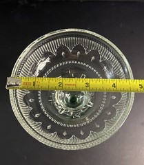 Cristal D’Arque Sombrero Green-Stem Southwestern Adobe Design Margarita Glass
