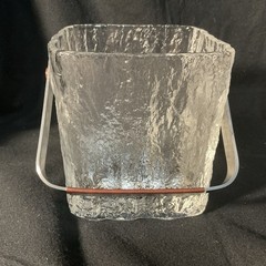 MCM Hoya- Crystal «Glacier Ice» Ice Bucket & 6 Old Fashioned Whiskey Glasses