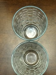 Libbey Urban Polka Dots Thumbprint Clear Glass Tumbler (Set of 2) 6″