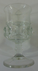 Vtg Set of 4 Art Deco Clear Glass Cordial Sherry Port 2 Oz Glasses