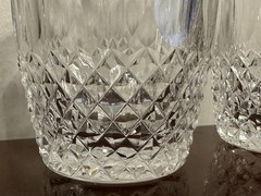 Set 2 Vtg WATERFORD CRYSTAL Colleen 12 oz Double Old-Fashioned Cocktail Tumblers
