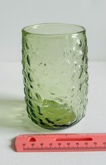 VINTAGE Set Of 4 Anchor Hocking LIDO MILANO Green 14 Oz Tumblers
