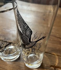 Set Of 3 Vintage Federal Glass Canada Goose Glasses – 2 Highball & 1 Tumbler
