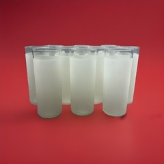 Libbey Frosted White Tumblers Mad Men Cocktails Tom Collins Highball set of 10