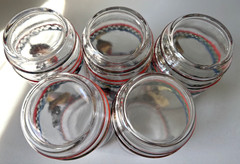 Set of 5 Vintage Libbey Ella’s Rooster Tumblers Mid Century Glassware Farmhouse