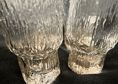 Aslak Juice Glasses (4) Vintage Designed by Tapio Wirkkala MCM 4 1/8in 2 3/8in