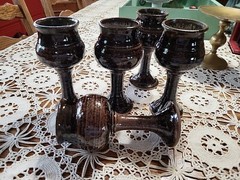 Artisan Studio Potter Goblet Set