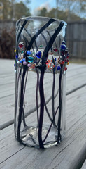 James Moody~Hand Blown~Art Glass Tumbler~6¾»~Signed