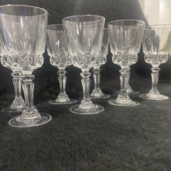 Set of 8 Princess House Esprit Crystal Cordial Glass 4 1/2” – Like New