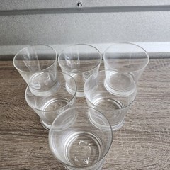 Lot Of (6) Tumbler Rocks Glass Clear Base Cup