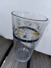Libbey Barware Cocktail Mixed Drink Recipe Glass Bartender Ware Barware VTG 4 PC
