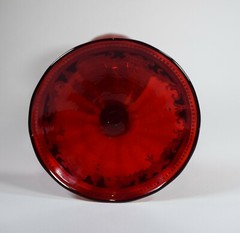 Salviati Murano Venetian Presentation Goblet, Red/Gold