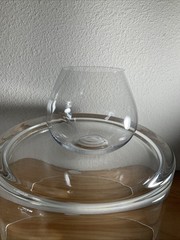 Tiffany & Co-Peretti Thumb Print Brandy Snifter/ Single Stemless Glass