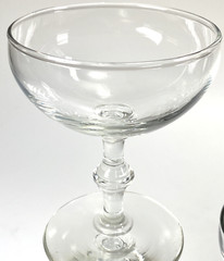 Vintage 1956-2009 Georgian by Libbey Glass Co Set of Four Champagne Glasses