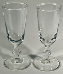 2 VTG Libbey Glass Company Georgian Cordial Sherry Mini Glasses 8000 – MCM