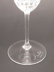 SET 4 ROSENTHAL Crystal ROMANCE II MOTIF Etched 7 5/8″ Water Goblets Glasses #1