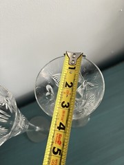 New! Set of 2 WATERFORD CRYSTAL Millennium 5-Universal Champagne Toasting Flutes