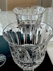 Saint St. Louis France Crystal Tommy Goblets Wine Glasses – 7 3/4 Set of 4