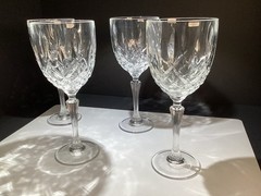 4 Waterford Marquis 13 oz Water Goblets “Markham” 8.5”H 3.5”W Germany