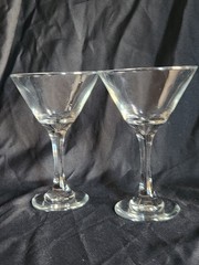 2 Libbey Embassy Martini Glasses 7.5 oz • 6⅜» Tall