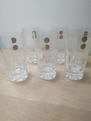 Lot Of 6 Cristallerie Zwiesel Ceremony Crystal Highball Glasses
