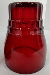 Set of 4 Anchor Hocking Royal Ruby Red Windsor 9 oz. Flat Water Tumblers 1950’s