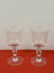 BACCARAT CRYSTAL (FRANCE) — PROVENCE — CLARET WINE GOBLETS (4)