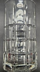 Vintage Anchor Hocking Tartan Manchester Clear Drinking Glass 12 oz