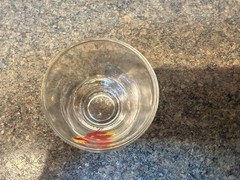 Federal Glass Crowing Red Rooster Shot Glass Vintage MCM