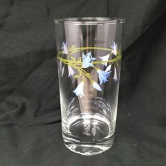 Corelle Pattern Blue Dusk Drinking Glasses Ice Tea Tumblers 12 oz Lot of Three